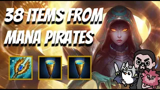 38 Items from Mana Pirates | TFT Galaxies | Teamfight Tactics