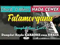 Download Lagu FATAMORGANA - Rita Sugiarto | Dangdut Koplo KARAOKE rasa ORKES || Nada Cewek