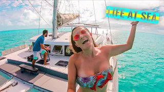 Sailing Catamaran in Bahamas ⛵ Life At Sea On A Sailboat Ep. 33