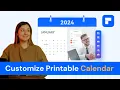 Customize Printable Business Calendar 2024