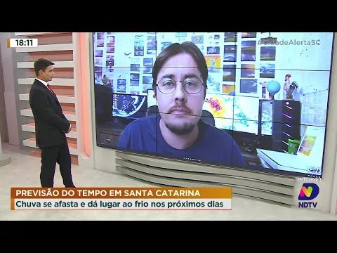 Previsão do tempo em Santa Catarina: chuva se afasta e da lugar ao frio nos próximos dias