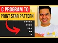 C Program to Print Star Pattern 8 - C Programming Tutorials
