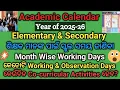 Academic Calendar-2025-26 Effective Implementation of Academic Calendar Elementary Secondary
