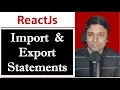 JavaScript ES6 Modules - import and export