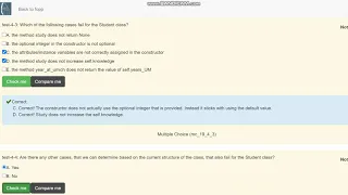 Coursera PYTHON specialisation Python Classes and Inheritance Week 3 Assessment Test Cases