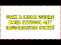 Unix Linux Where does ethtool get information from