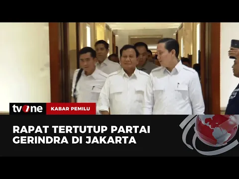 Prabowo Hadiri Rapat Internal Gerindra