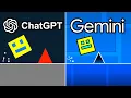 ChatGPT vs Gemini Create Geometry Dash in 1 Hour