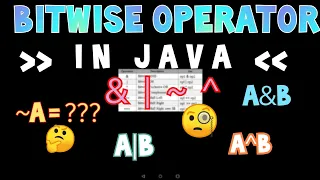 Bitwise Operator in Java