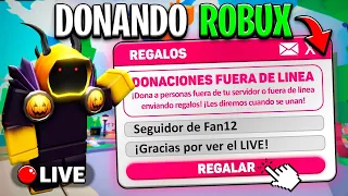 REGALANDO ROBUX EN DIRECTO