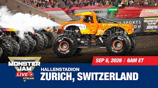 Monster Jam: Zurich Switzerland - 4 (Full Event) | Sep. 6, 2026 | Hallenstadion