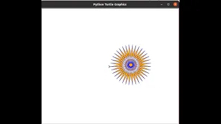 Draw star by Python Turtle