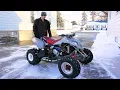 First Test Ride On The 800 Polaris Predator 500cc Quad Will It Move Part 4