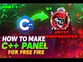 HOW TO MAKE FREE FIRE PC PANEL IN C TUTORIAL 1 JOYST CORPORATION