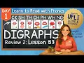 Digraphs Review 2 CK SH TH CH PH WH NG NK Lesson 53 Day 1 PHONICS Aligned with UFLI