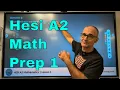 Hesi A2 Math Test Practice and Preparation 1