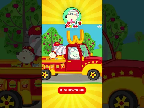 ¡Construí un McDonald’s secreto en mi coche! 🍔😱 Wolfoo #Shorts