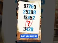 Math puzzle - Colours do matter