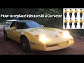 How to replace injectors in a Corvette