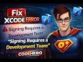 Fix Signing Requires a Development Team in Xcode 26 Guide