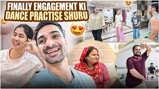 Engagement dance practice hui shuru 