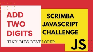 Add Two Digits JavaScript Challenge
