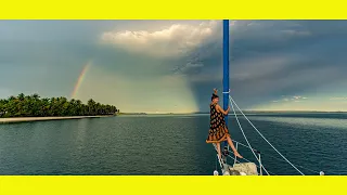 Loving LIFE in a remote lagoon. Sailing Indonesia (Learning By Doing Ep 86)