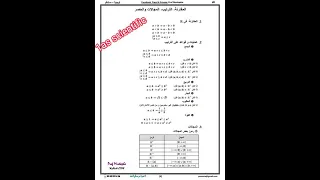 تلخيص لدرس المقارنة الترتيب المجالات و الحصر لسنة اولى ثانوي علمي 