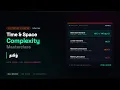 Time Space Complexity - Python