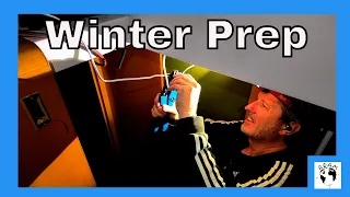 Winter preparation – climate controlled storage and shop lights. Episode 39 #refit