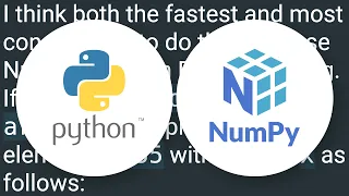 Replace all elements of Python NumPy Array that are greater than some value