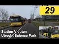 Lagu U-OV lijn 29: Vleuten Station - Utrecht Science Park  | Qbuzz Utrecht | Qbuzz 4105 | 2025