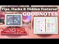 10 BEST GoodNotes Tips Hacks Hidden Features Digital Planning Note Taking