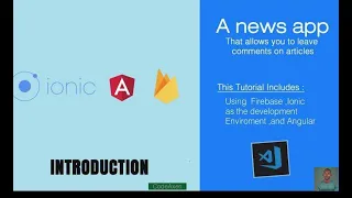 Ionic 4 angular and Firebase Tutorials