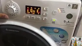 ضبط المصانع غسالات اريستون مع تست مود وتحديد اعطال غسالات اريستون Factory Settings Washer Ariston 