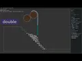 Double precision for larger worlds