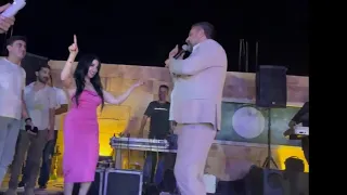امير العشاق نعيم الشيخ والنجمة ليال خوري   امك ما ترضى دندنها