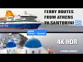 Download Lagu Ferry -ATHENS to  SANTORINI(8hours)GREECE🇬🇷BOAT TRIP 🛳  Bluestar 4K/HDR