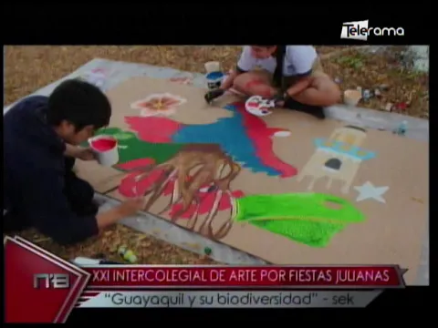 XXI Intercolegial de arte por fiestas julianas Guayaquil y su biodiversidad - Sek