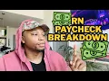 My RN Nurse Paycheck Budget Breakdown New Grad Nurse Salary Bills 2026