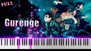 Download Demon Slayer: Kimetsu no Yaiba OP 1 - Gurenge Piano Cover [FREE MIDI] MP3