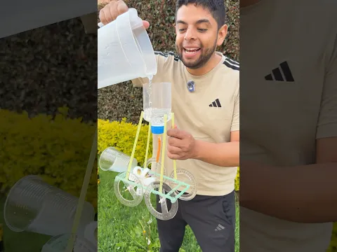 Así puedes Hacer el Carro 🚗 que se mueve con Agua 💦