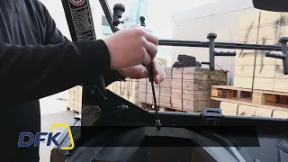 HARDCABS Front gas spring installation