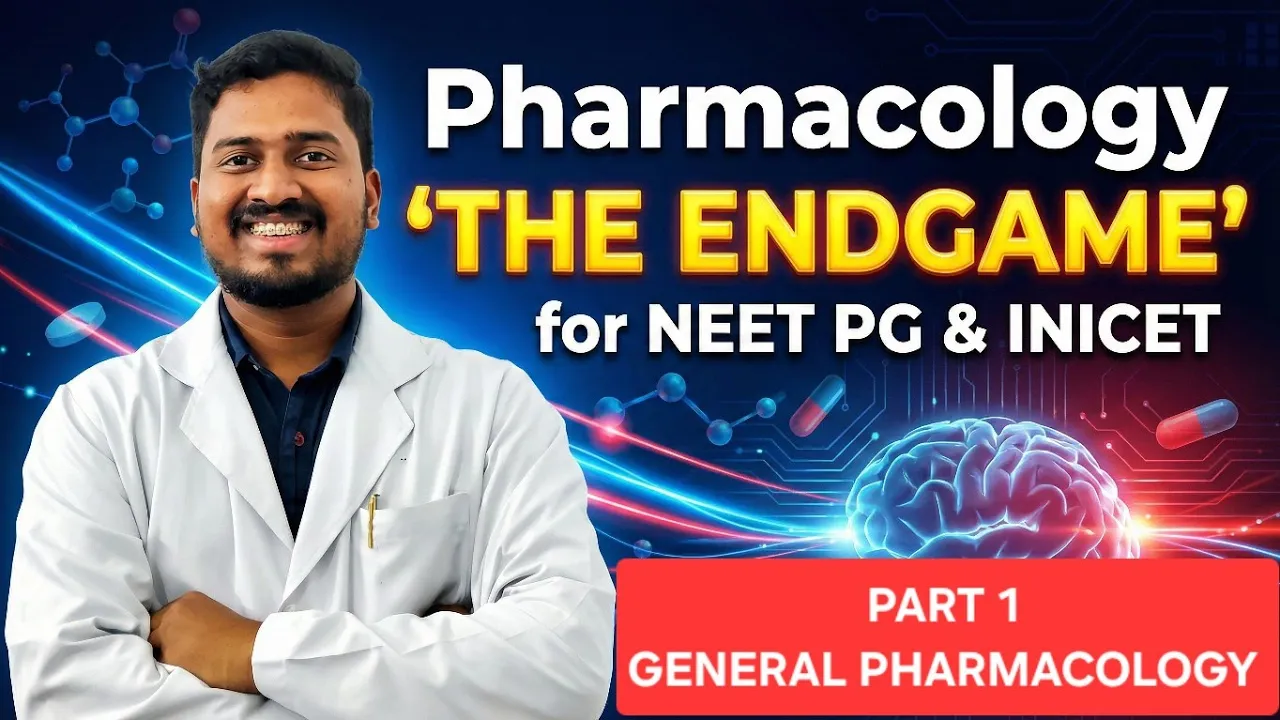 PHARMACOLOGY VISUAL MNEMONICS for NEET PG & INICET | Dr. RMD