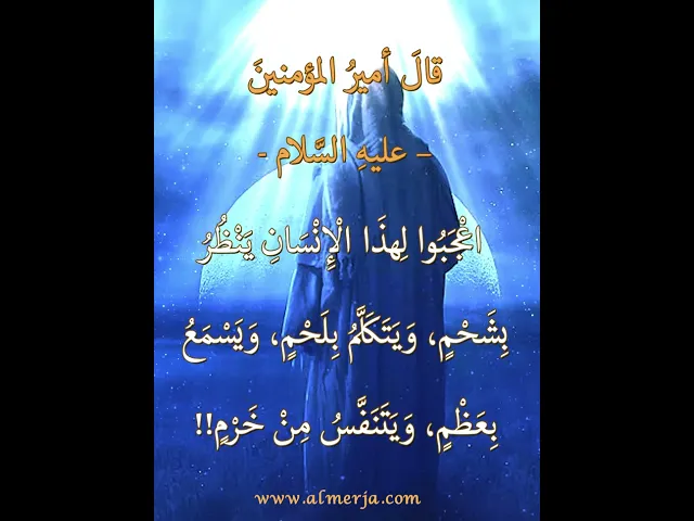⁣قالَ أميرُ المؤمنينَ –عليهِ السَّلام-