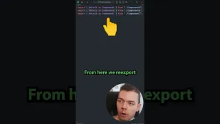 React js Tip Re-Export Components From Index tsx Barrel Exports