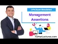 Management Assertion CPA Exam Simulation Auditing Course