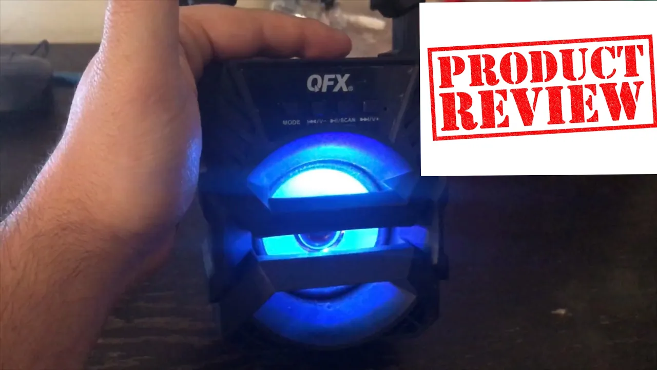 QFX BT-1 BlueTooth Party Speaker Product Review