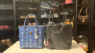 Comparison MCM Mini Toni Shopper Mini Liz Tote
