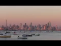 Melbourne Spring Sunset Time Lapse Williamstown 16-11-2016